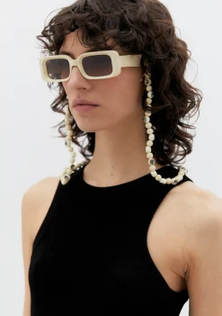 Kaleos BOWL & CRYSTAL CHAIN WHITE Fashion